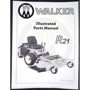 Walker Part # 1000-7 : Parts Manual/MR21
