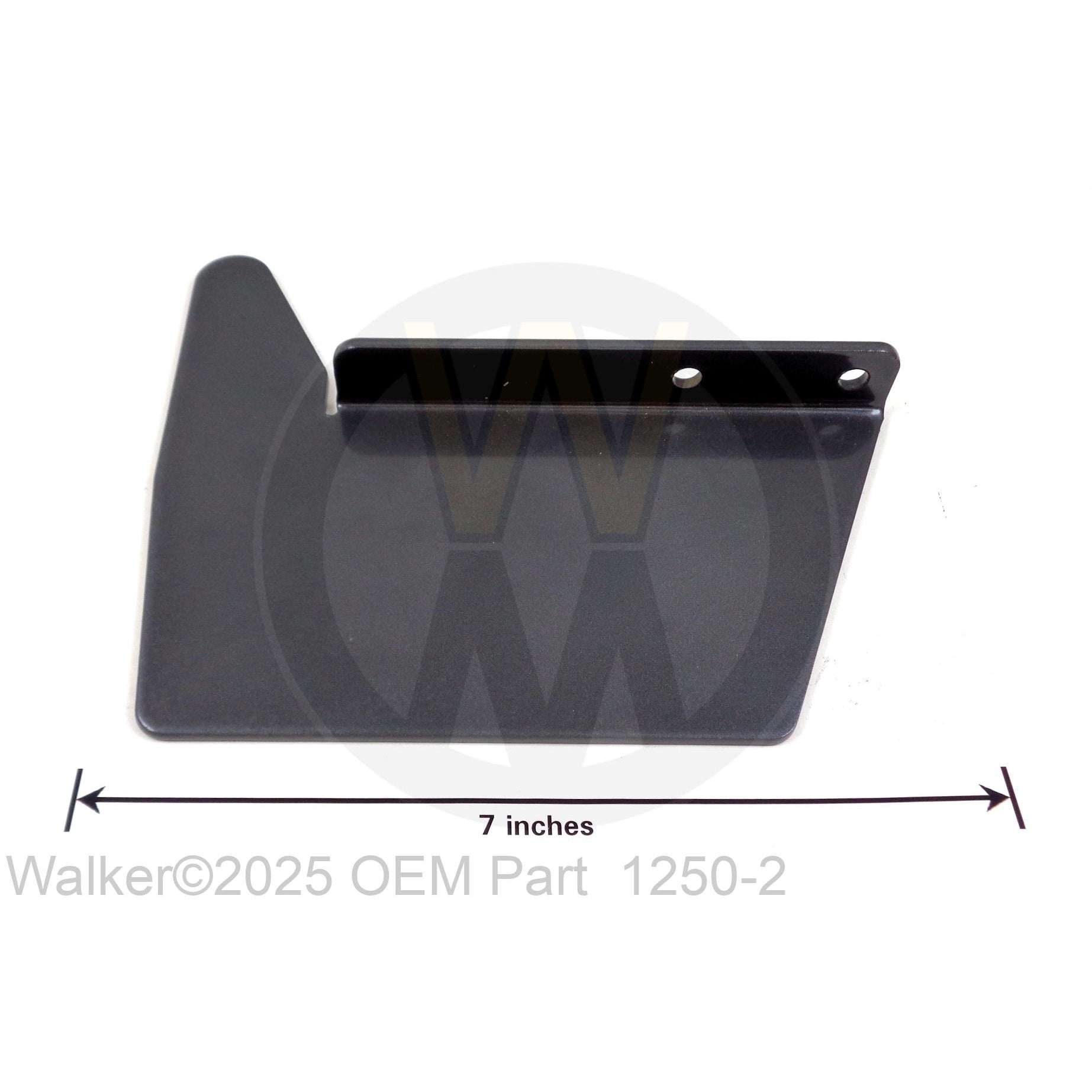 Walker OEM right hand guard extension part 1250-2 for MR21 and MR22 Euro mowers