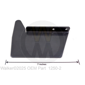 Walker OEM right hand guard extension part 1250-2 for MR21 and MR22 Euro mowers