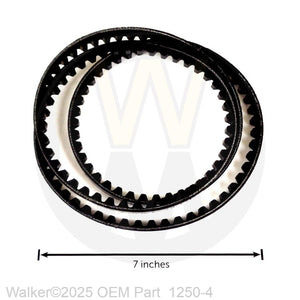 Walker OEM drive belt part 1250-4 for Model MR22X mowers