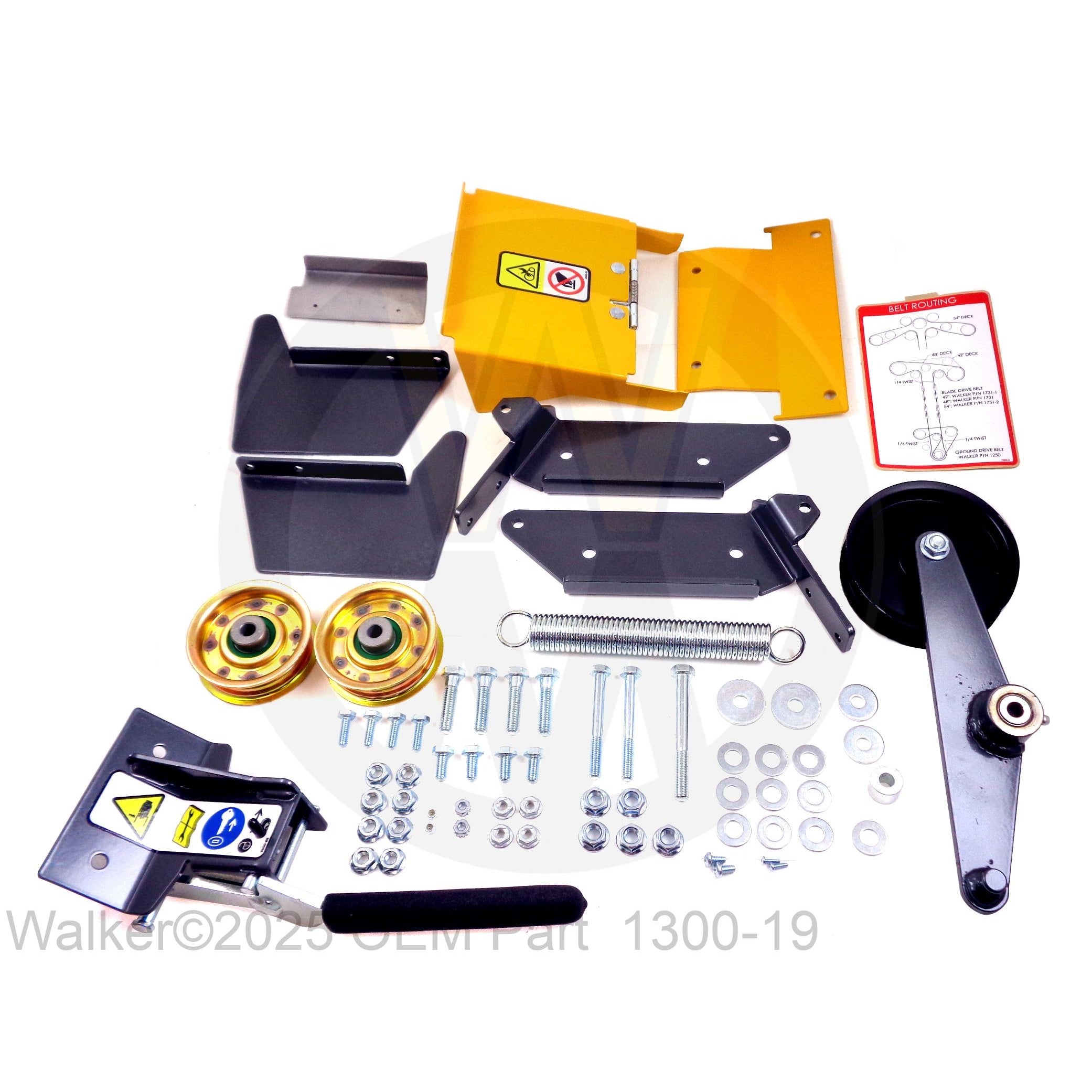 Walker Part # 1300-19 : (NR) Tensioner/Idler Kit Euro