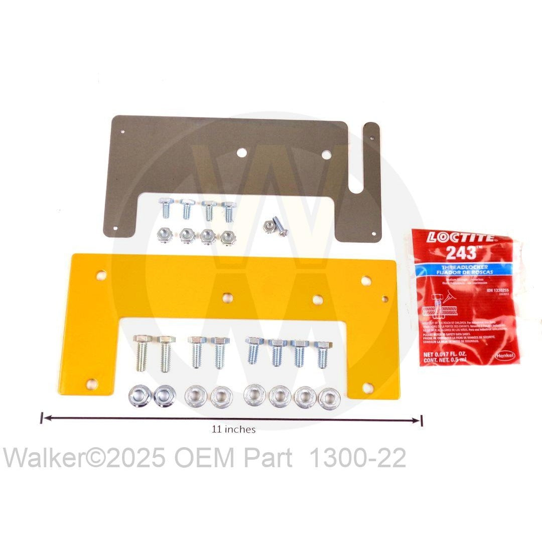 Walker Part # 1300-22 : MR Chassis Doubler Plate