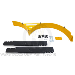 Walker Part # 1692-16 : (SU to 1692-19)Removable Mulch Baffle DS42-R With Blades