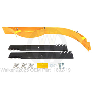 Walker Part # 1692-19 : Mulch Baffle W/Blades DM42-R