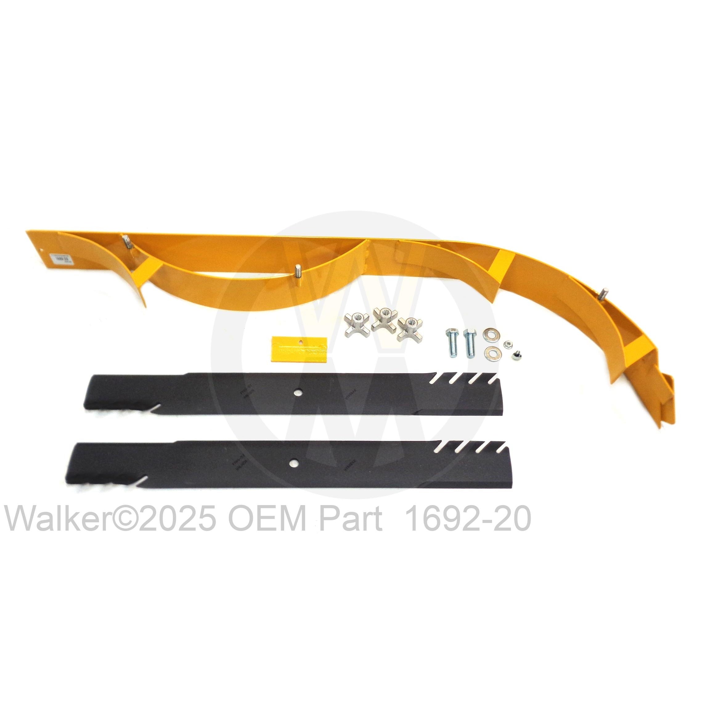 Walker Part # 1692-20 : Removable Mulch Baffle W/Blades 48