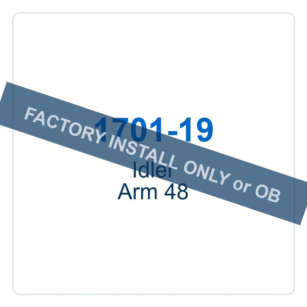 Walker Part # 1701-19 : Idler Arm 48