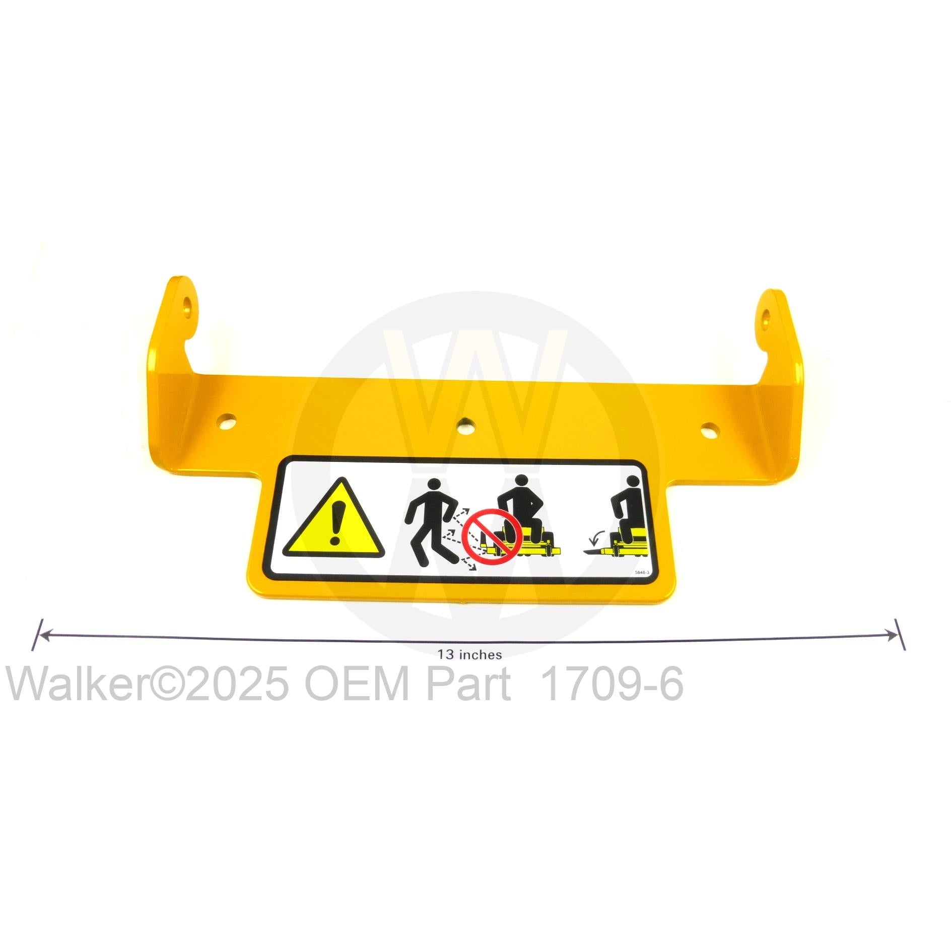 Walker Part # 1709-6 : Discharge Shield Frame