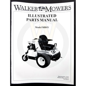 Walker Part # 2000-5 : Parts Manual MBSY 2011
