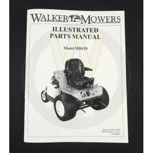 Walker Part # 2000-6 : Parts Manual/MBS29