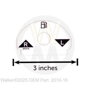 Walker Part # 2010-16 : Decal, Fuel Transfer (Symbolic)