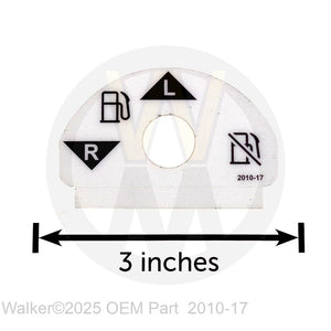 Walker Part # 2010-17 : Decal, Fuel Transfer (Symbolic)