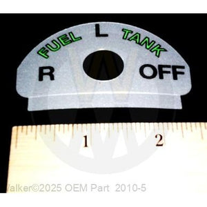 Walker Part # 2010-5 : DECAL, FUEL TRANSFER