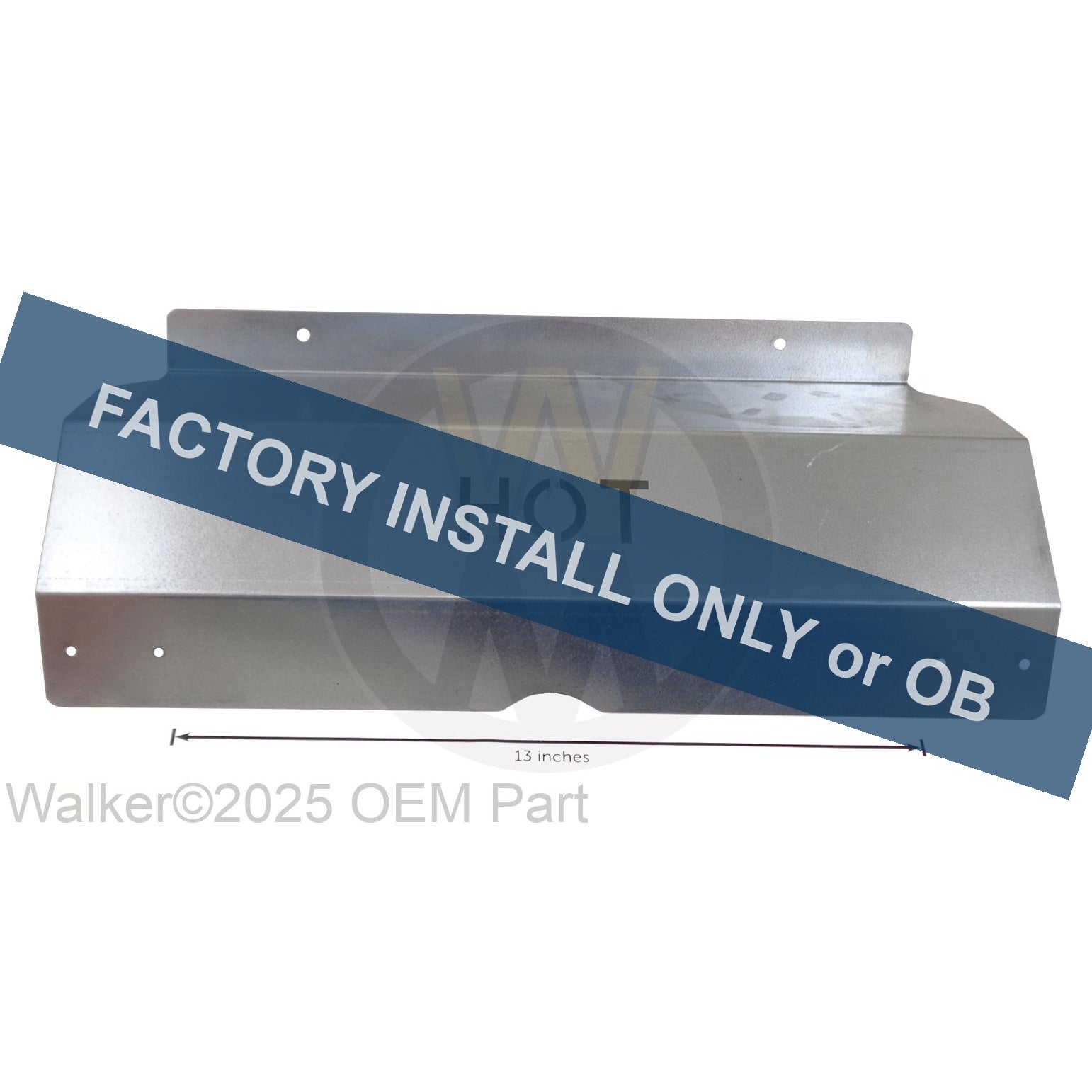 Walker Part # 2013-12 : Muffler Heat Shield