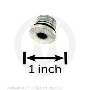 Walker Part # 2025-12 : 9/16-18 O-Ring Plug