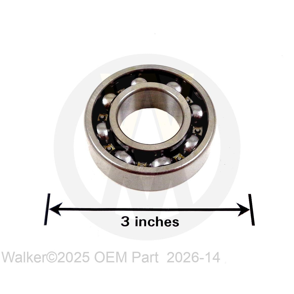 Walker Part # 2026-14 : BEARING 1.0X52X15 (50771)