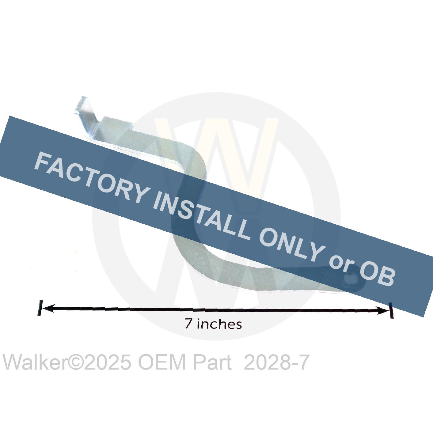 Walker Part # 2028-7 : Lockout Arm/LH