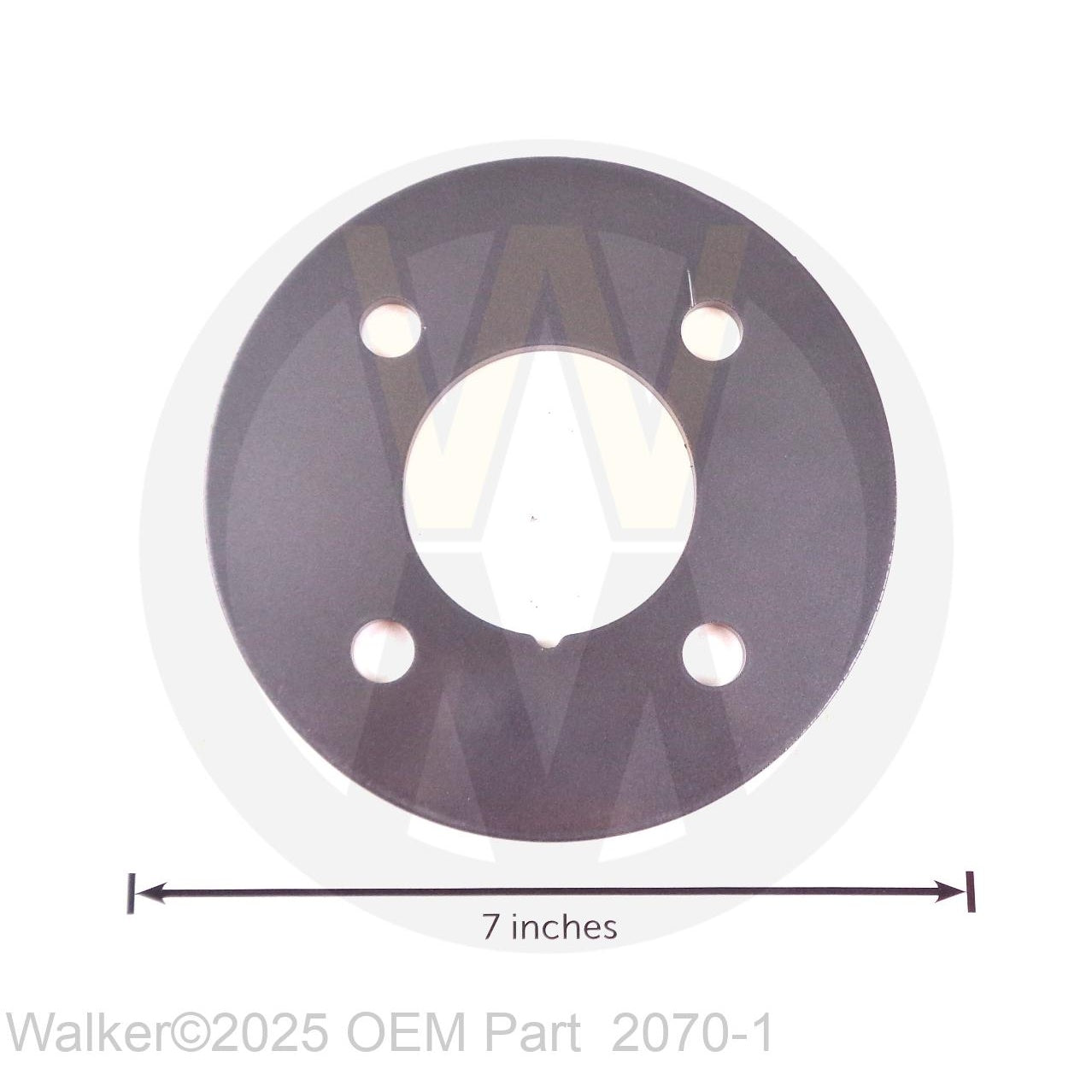 Walker Part # 2070-1 : WHEEL SPACER PLATE (1/4)