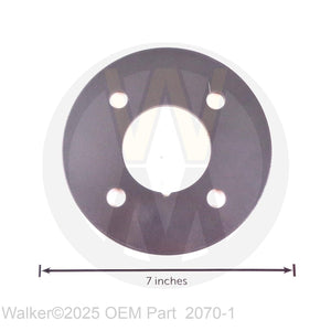 Walker Part # 2070-1 : WHEEL SPACER PLATE (1/4)