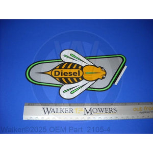 Walker Part # 2105-4 : (NR) REAR BODY DECAL/RH