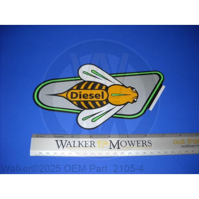 Walker Part # 2105-4 : (NR) REAR BODY DECAL/RH