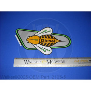 Walker Part # 2105-5 : (NR) REAR BODY DECAL/LH