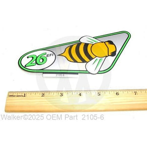 Walker Part # 2105-6 : DECAL/RH, 26