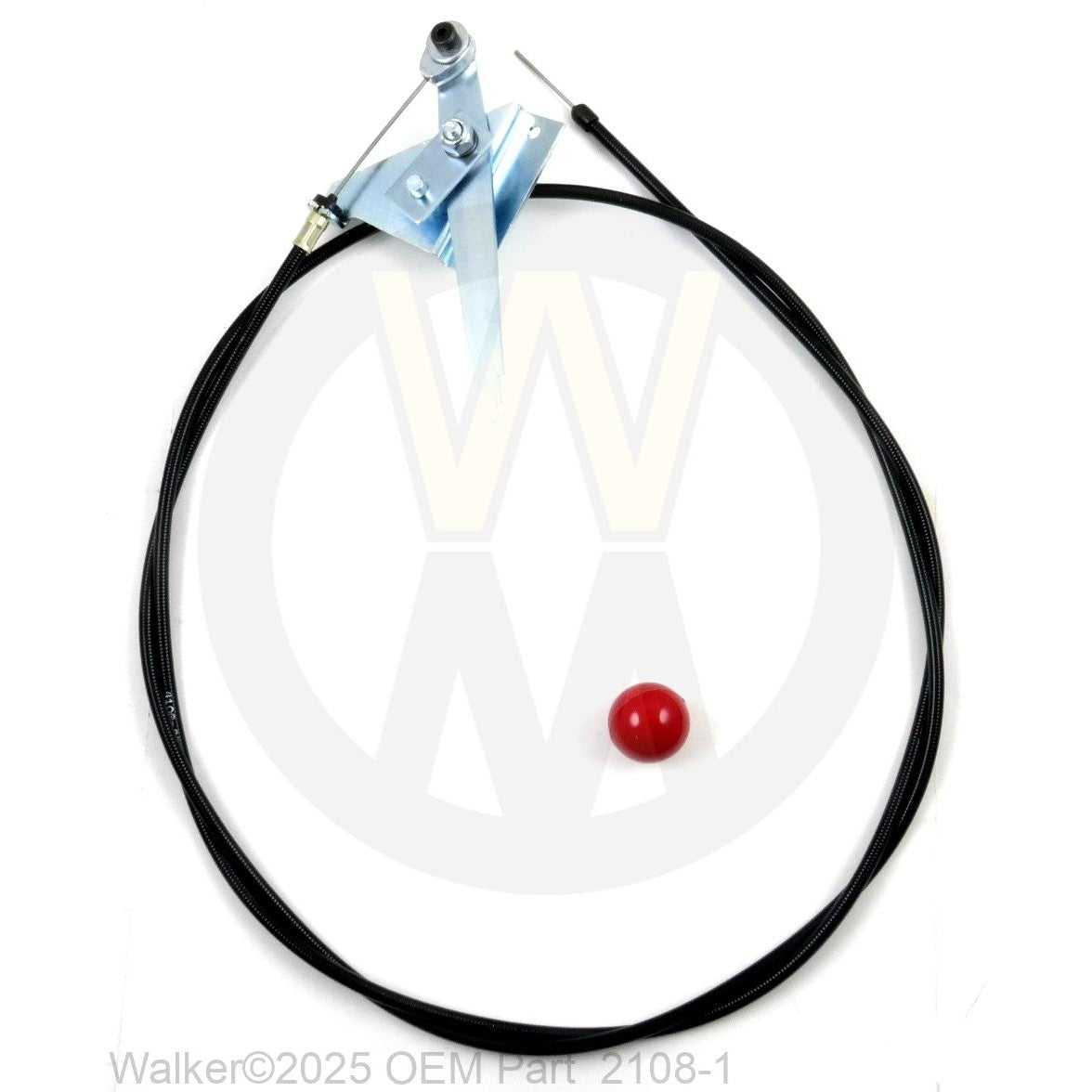 Walker Part # 2108-1 : (NR) Throttle Control & Cable Assy