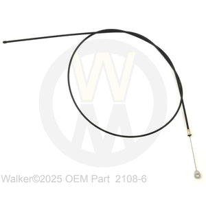 Walker Part # 2108-6 : CONTROL CABLE (69')