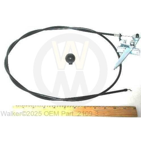 Walker Part # 2109-3 : CHOKE CNTRL&CABLE ASSY