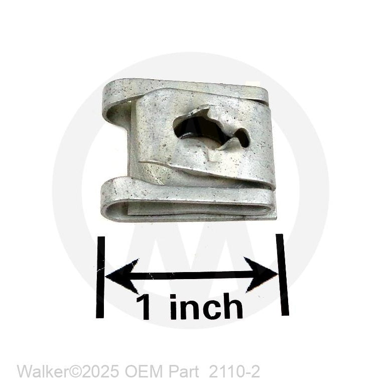 Walker Part # 2110-2 : J-Clip, Steel