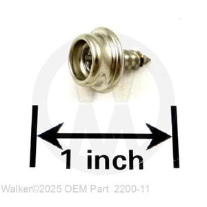 Walker Part # 2200-11 : Snap, Male #8 x 3/8