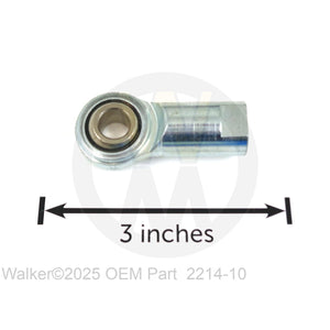 Walker Part # 2214-10 : ROD END,FEMALE (3/8-24)