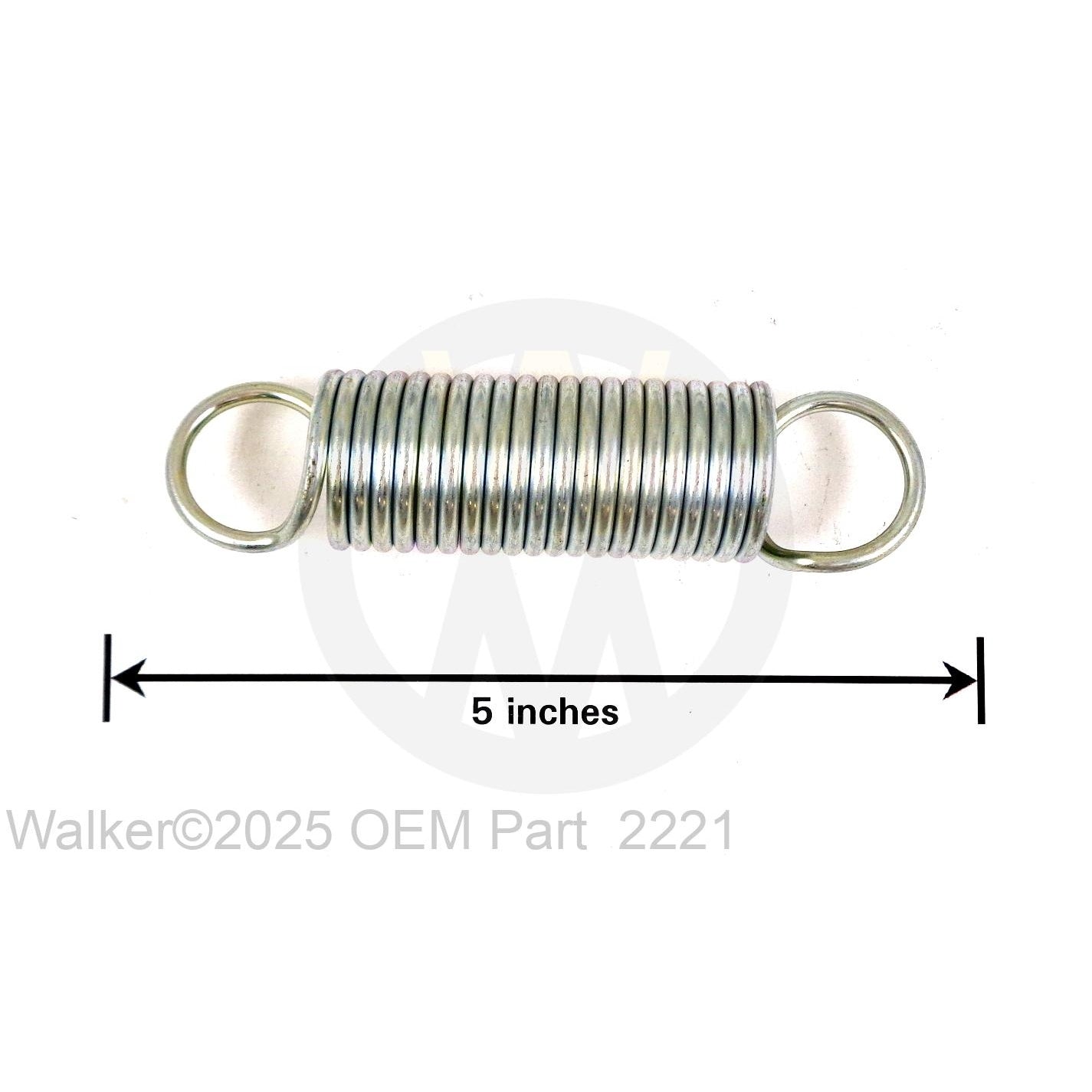 Walker Part # 2221 : (NR) Extension Spring (1x4)