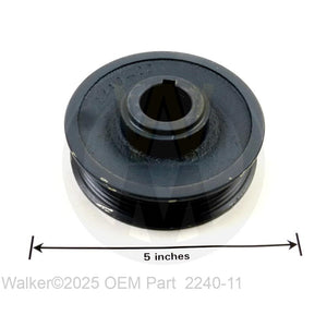 Walker Part # 2240-11 : Drive Pulley (3-3/4)