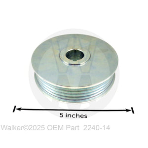 Walker Part # 2240-14 : Blade Pulley (4")