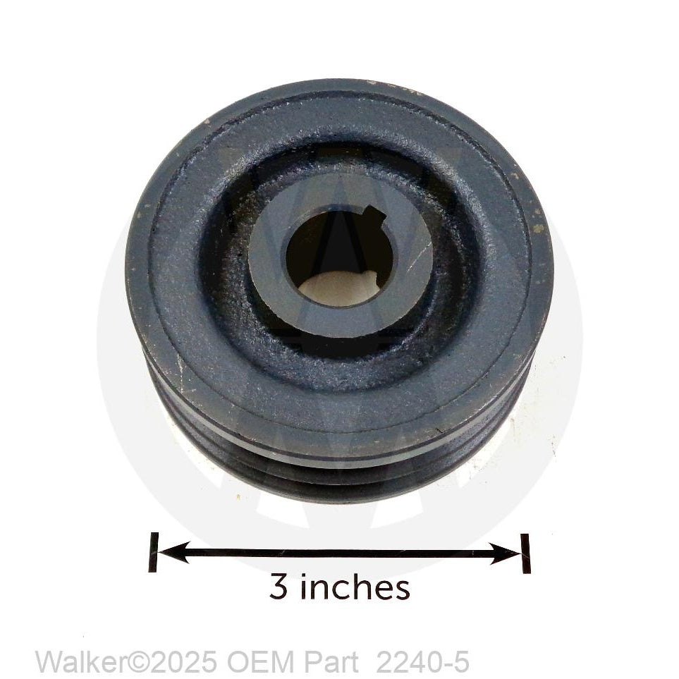 Walker Part # 2240-5 : (NR) Blade Drv. Pulley (3-1/2)