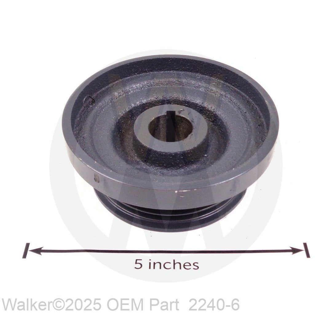 Walker Part # 2240-6 : Blade Drv. Pulley (3-1/8) W/Shield