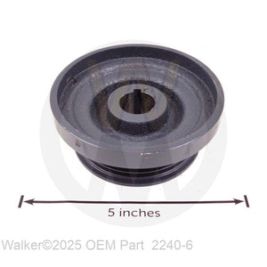 Walker Part # 2240-6 : Blade Drv. Pulley (3-1/8) W/Shield
