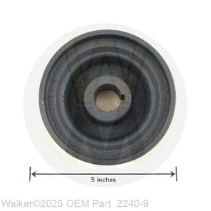 Walker Part # 2240-9 : Blade Drv. Pulley (3.8) W/Shield