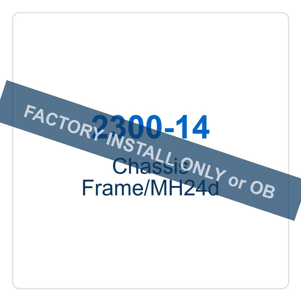 Walker Part # 2300-14 : Chassis Frame/MH24d