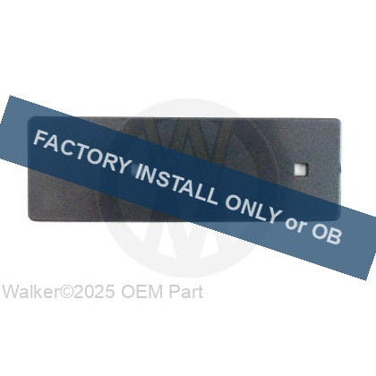 Walker Part # 2301-6 : Rear Gap Seal Back Up Plate