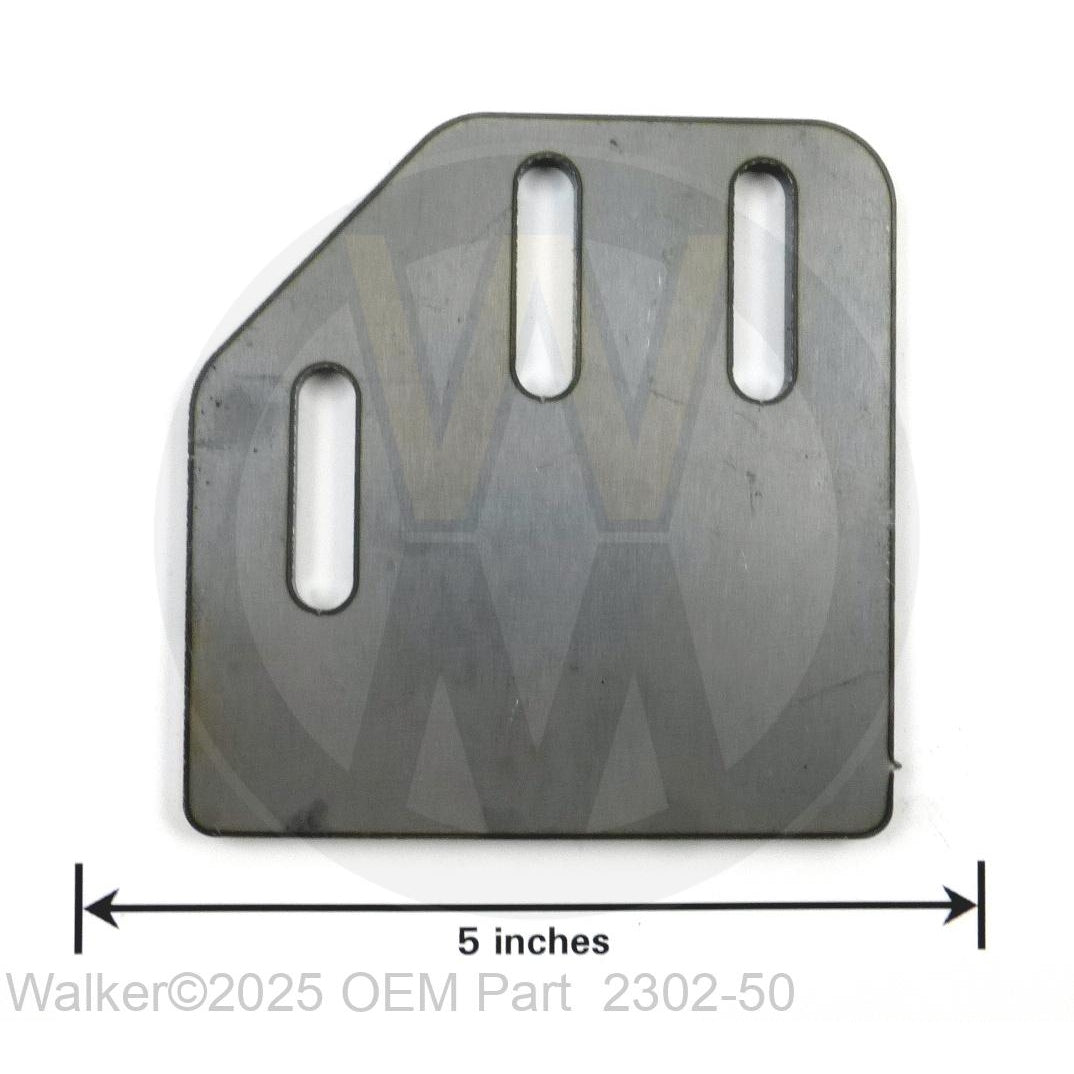 Walker Part # 2302-50 : *GEAR AXLE INSTALLATION PLATE*