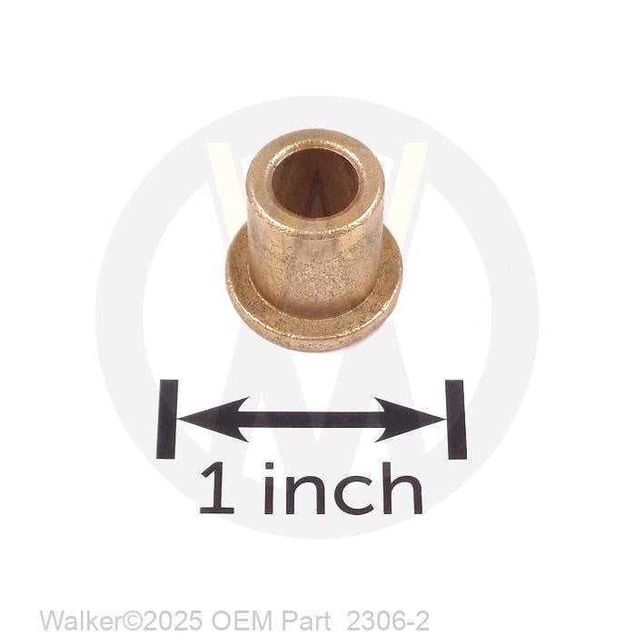 Walker Part # 2306-2 : OILITE FLANGED BUSHING