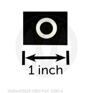 Walker Part # 2350-4 : WASHER 1/2ODX5/16IDX.030