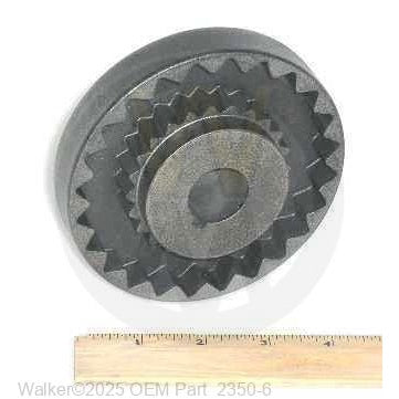 Walker Part # 2350-6 : REAR HUB