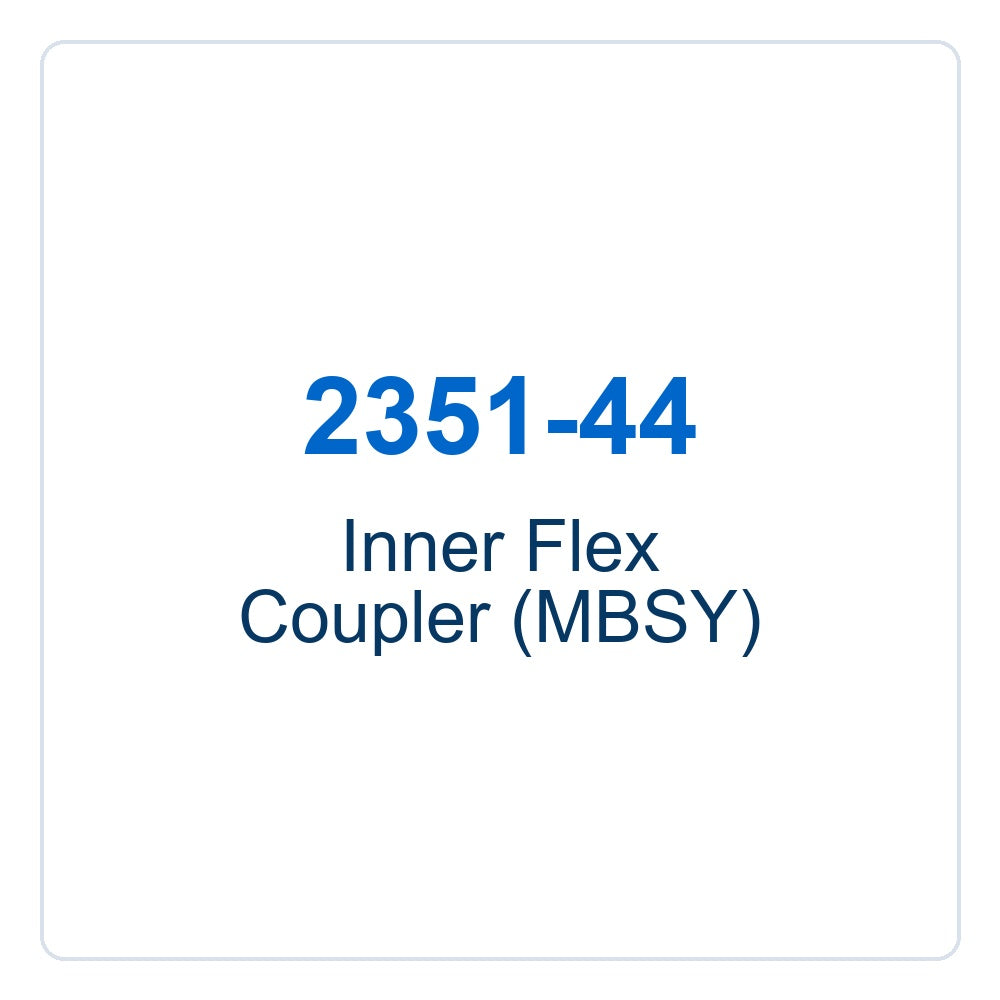 Walker Part # 2351-44 : Inner Flex Coupler (MBSY)