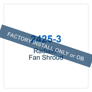 Walker Part # 2425-3 : Radiator Fan Shroud