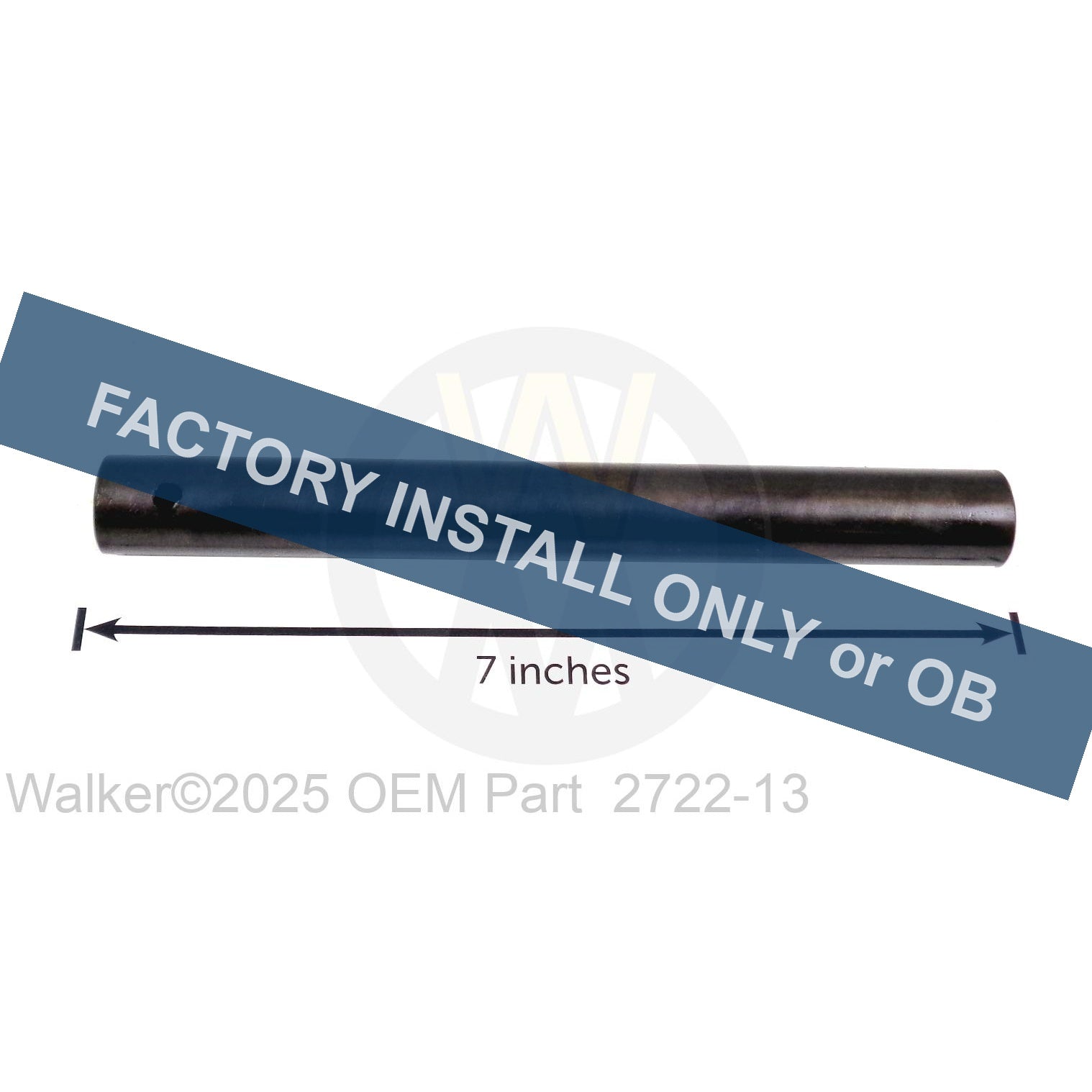 Walker Part # 2722-13 : Pivot Shaft (6.750)