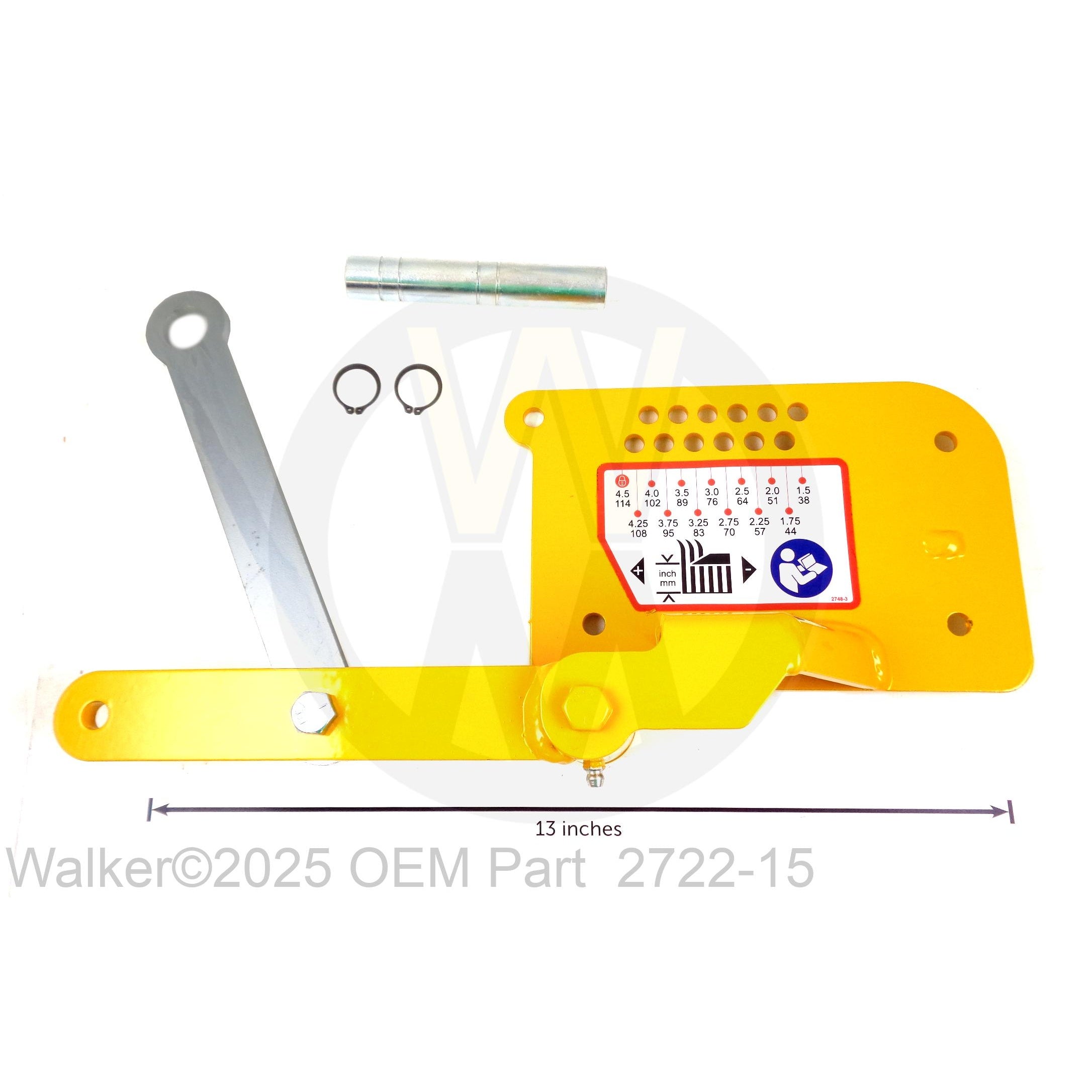 Walker Part # 2722-15 : Foot Pedal Upgrade Kit/DS60