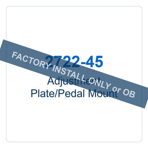 Walker Part # 2722-45 : Adjustment Plate/Pedal Mount